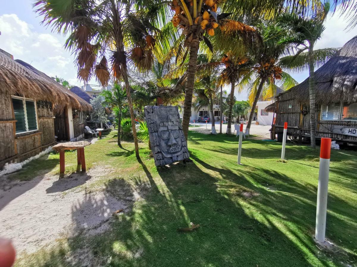 Las Cabanas Del Doctor Mahahual Esterno foto