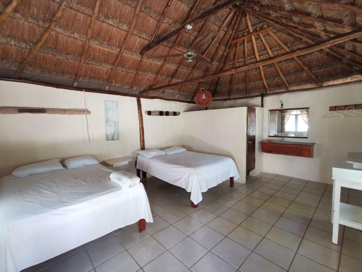 Las Cabanas Del Doctor Mahahual Esterno foto