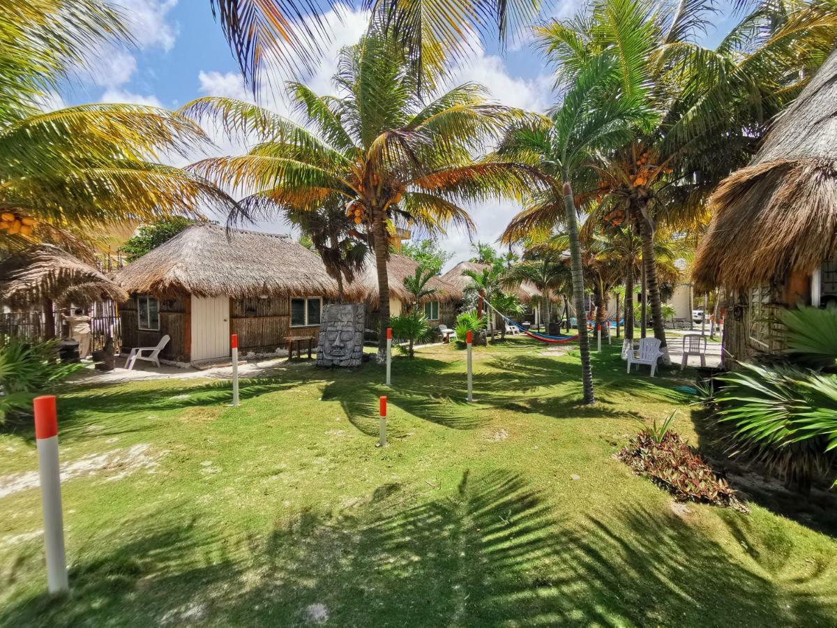 Las Cabanas Del Doctor Mahahual Esterno foto