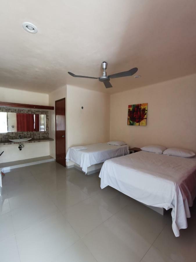 Las Cabanas Del Doctor Mahahual Esterno foto